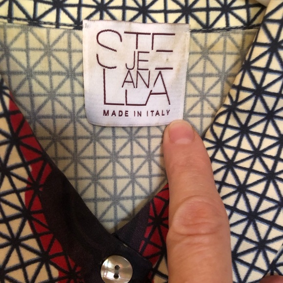 Stella Jean Kimono Sleeve Print Top - Picture 7 of 9